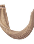 ENVY Ultra Thin Tape Extension Creme Caramel, premium remy human hair extension for length and density in Cyprus at WOOP