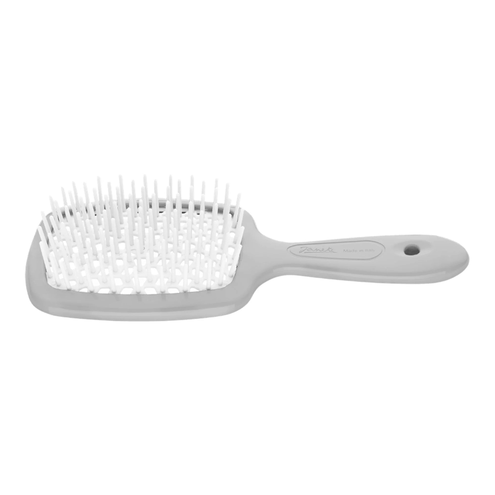 Janeke Superbrush Small Grey, compact vented detangling hairbrush in Cyprus at WOOP