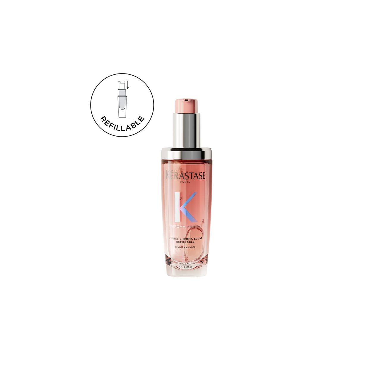 CHROMA ABSOLU CHROMA ECLAT RADIANCE HAIR OIL REFILL - 75ml 75ml - WOOP 