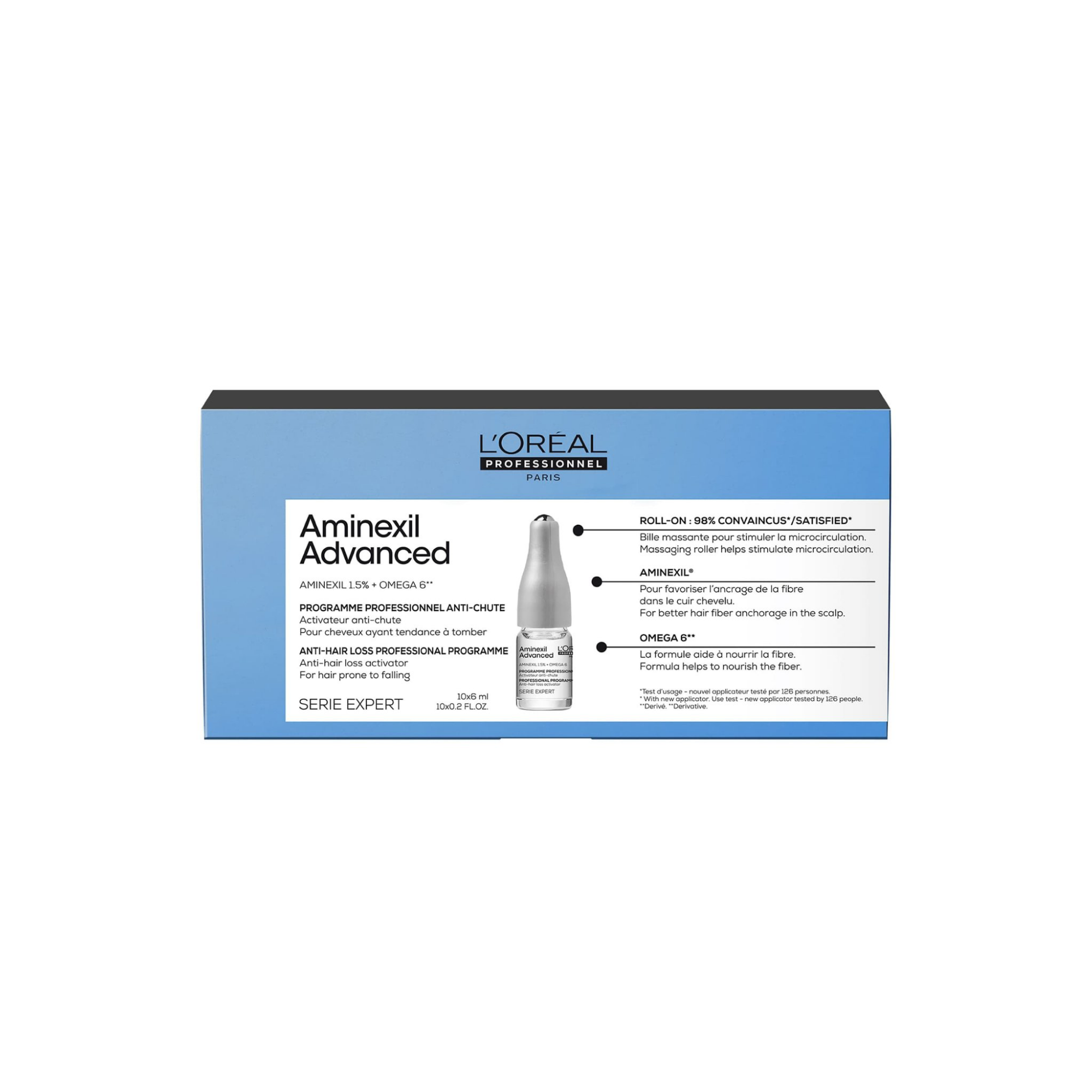 AMINEXIL ADVANCED | ANTI-HAIR LOSS AMBULES (10) - 6ml 6ml - WOOP 
