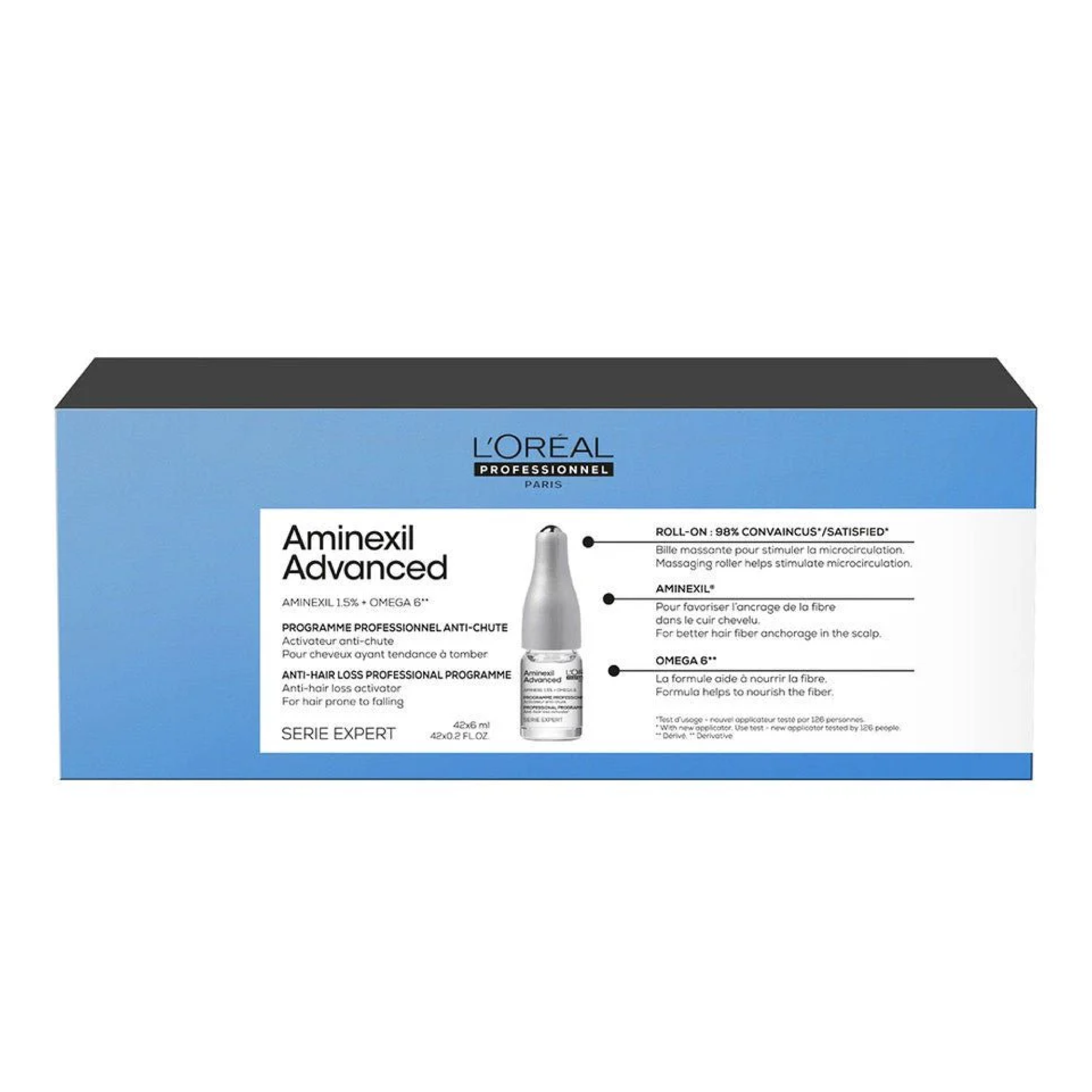 AMINEXIL ADVANCED | ANTI-HAIR LOSS AMBULES (42) - 6ml 6ml - WOOP 