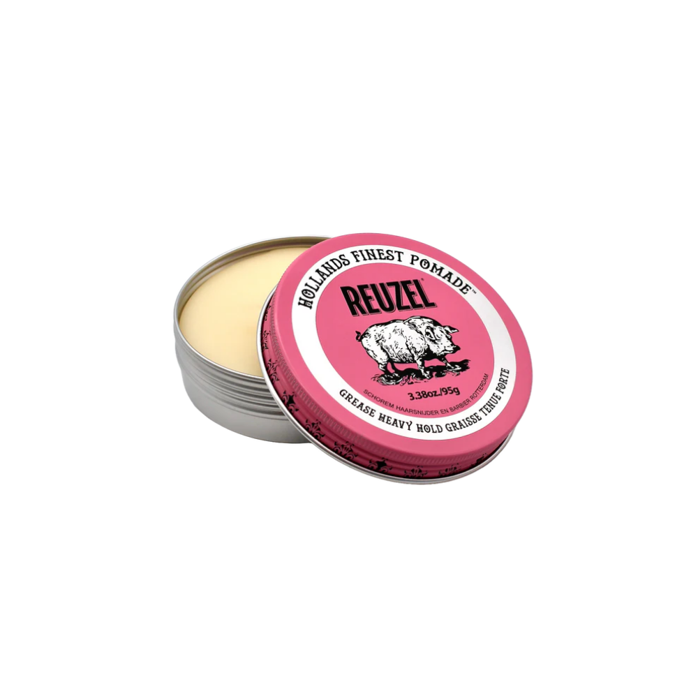 REUZEL | PINK GREASE HEAVY HOLD POMADE - 95g 95g - WOOP 