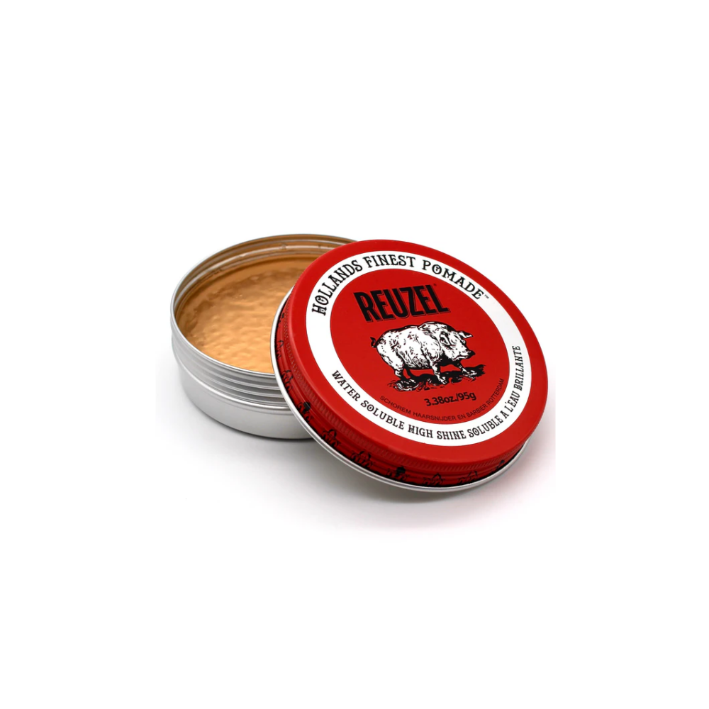 REUZEL | RED WATER SOLUBLE HIGH SHINE POMADE - 95g 95g - WOOP 