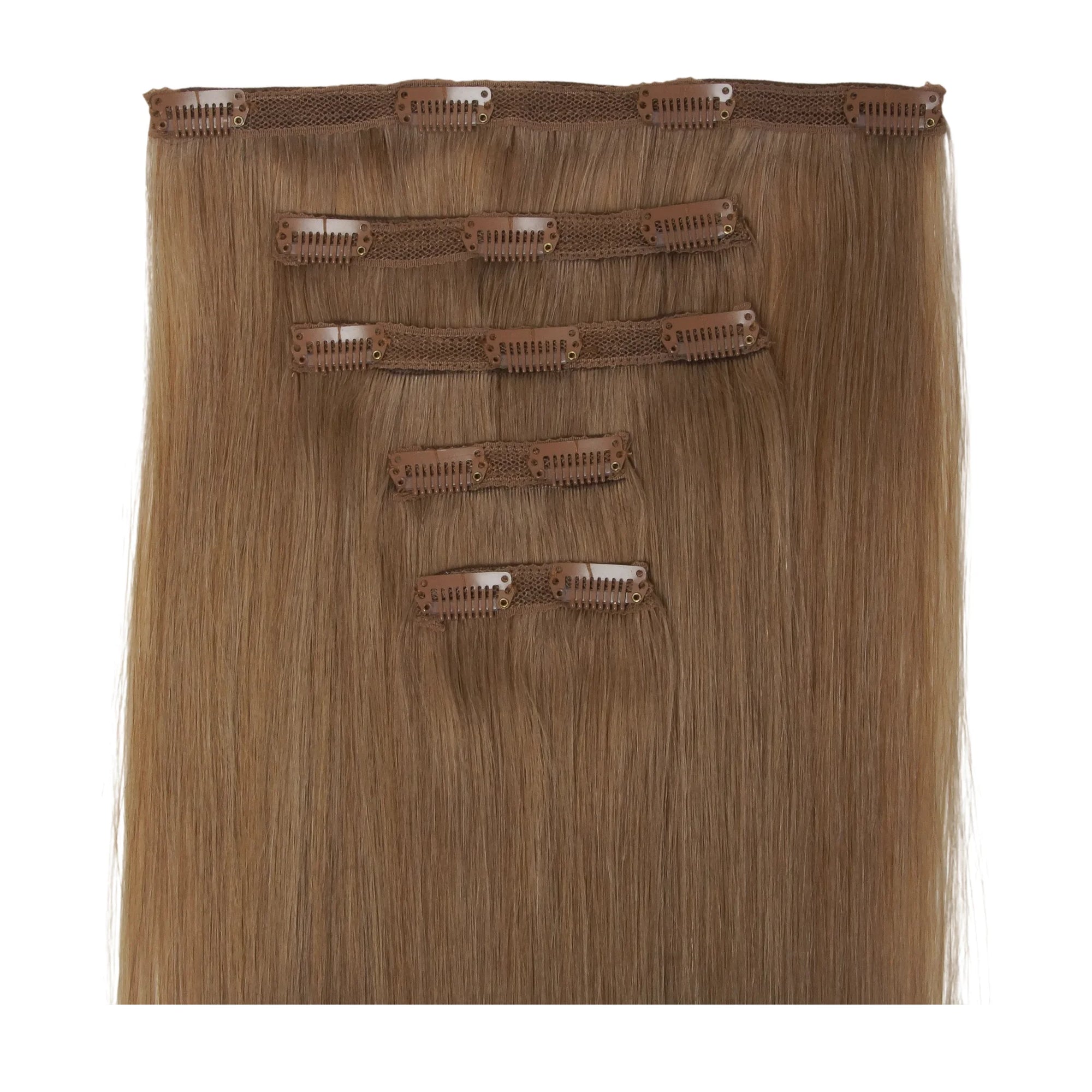 ENVY Clip-In Extension Canella, 5-piece premium remy human hair set for instant length in Cyprus at WOOP