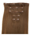 ENVY Clip-In Extension Gingerbread, 5-piece premium remy human hair set for instant length in Cyprus at WOOP