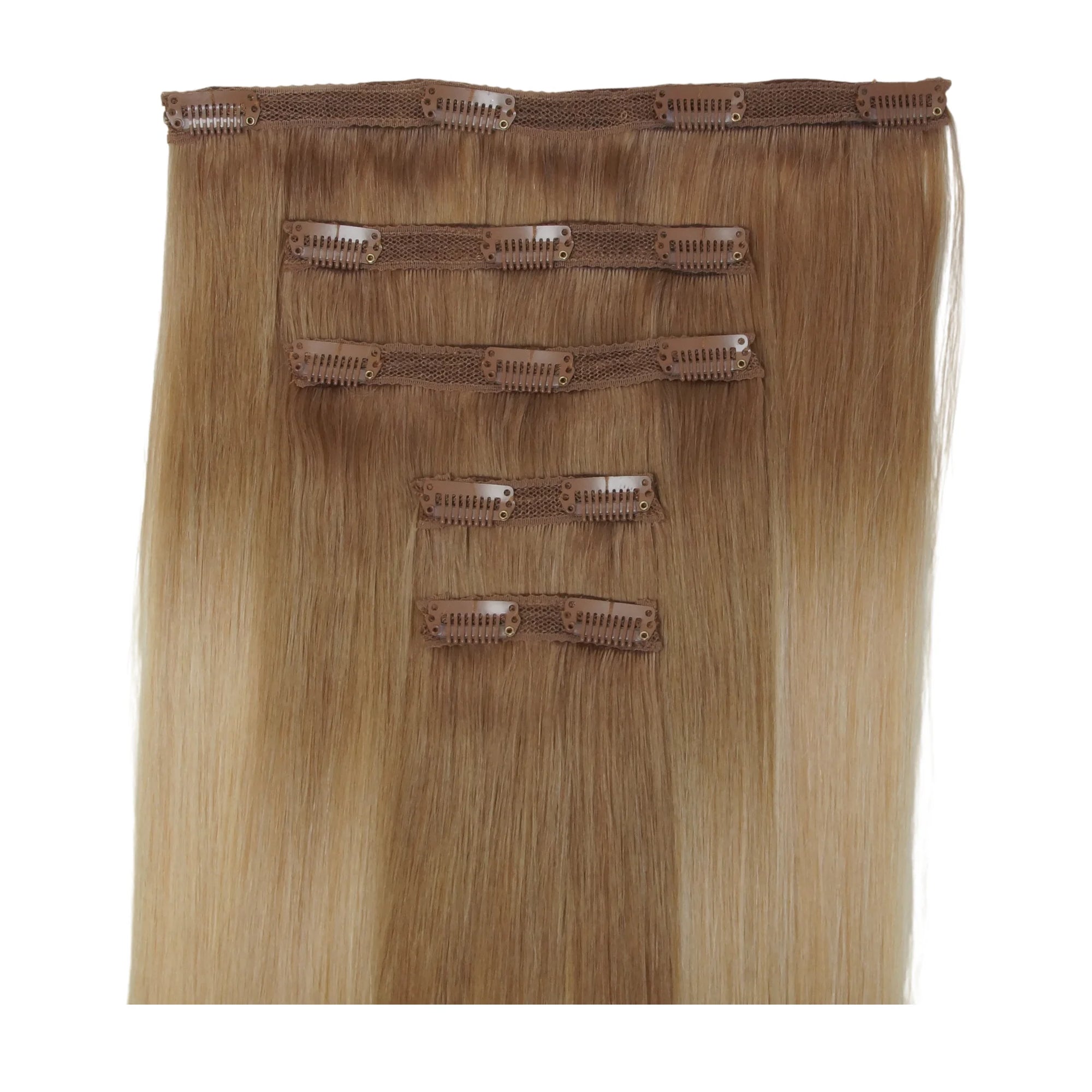 ENVY Clip-In Extension Sahara, 5-piece premium remy human hair set for instant length in Cyprus at WOOP