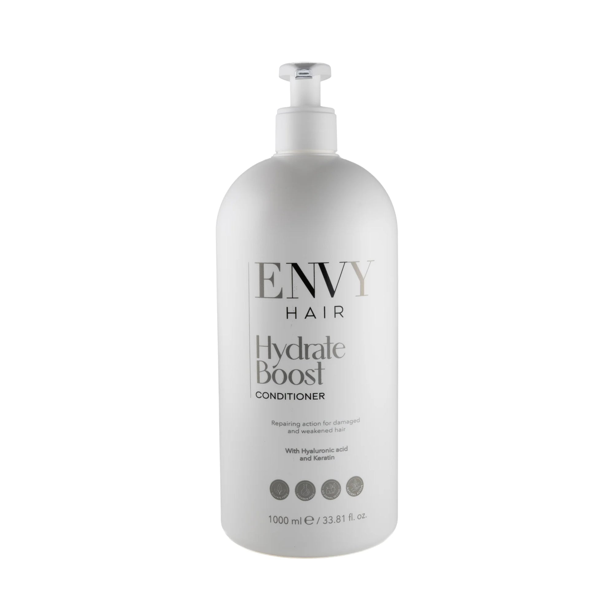 ENVY Hydrate Boost Conditioner 1000ml, repairing keratin and hyaluronic acid conditioner for damaged hair in Cyprus at WOOP