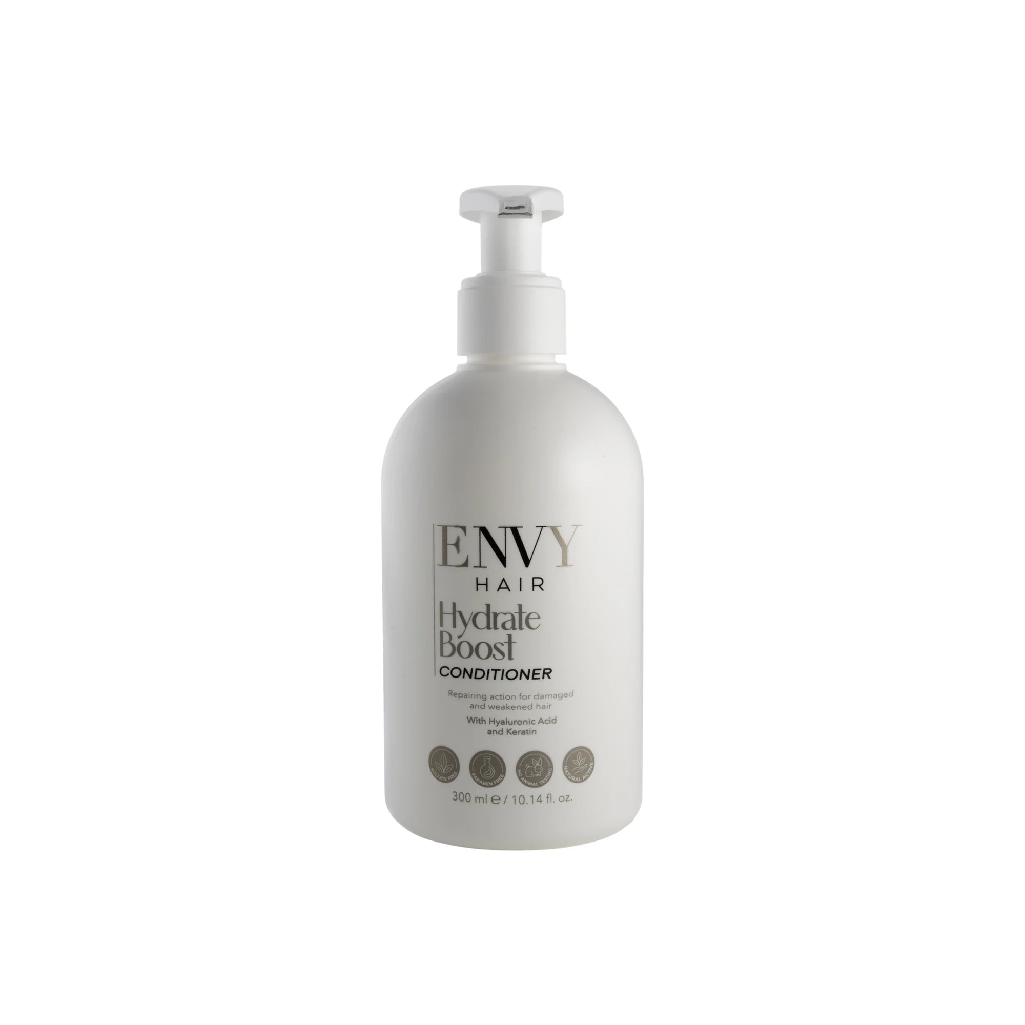 ENVY Hydrate Boost Conditioner 300ml, repairing keratin and hyaluronic acid conditioner for damaged hair in Cyprus at WOOP