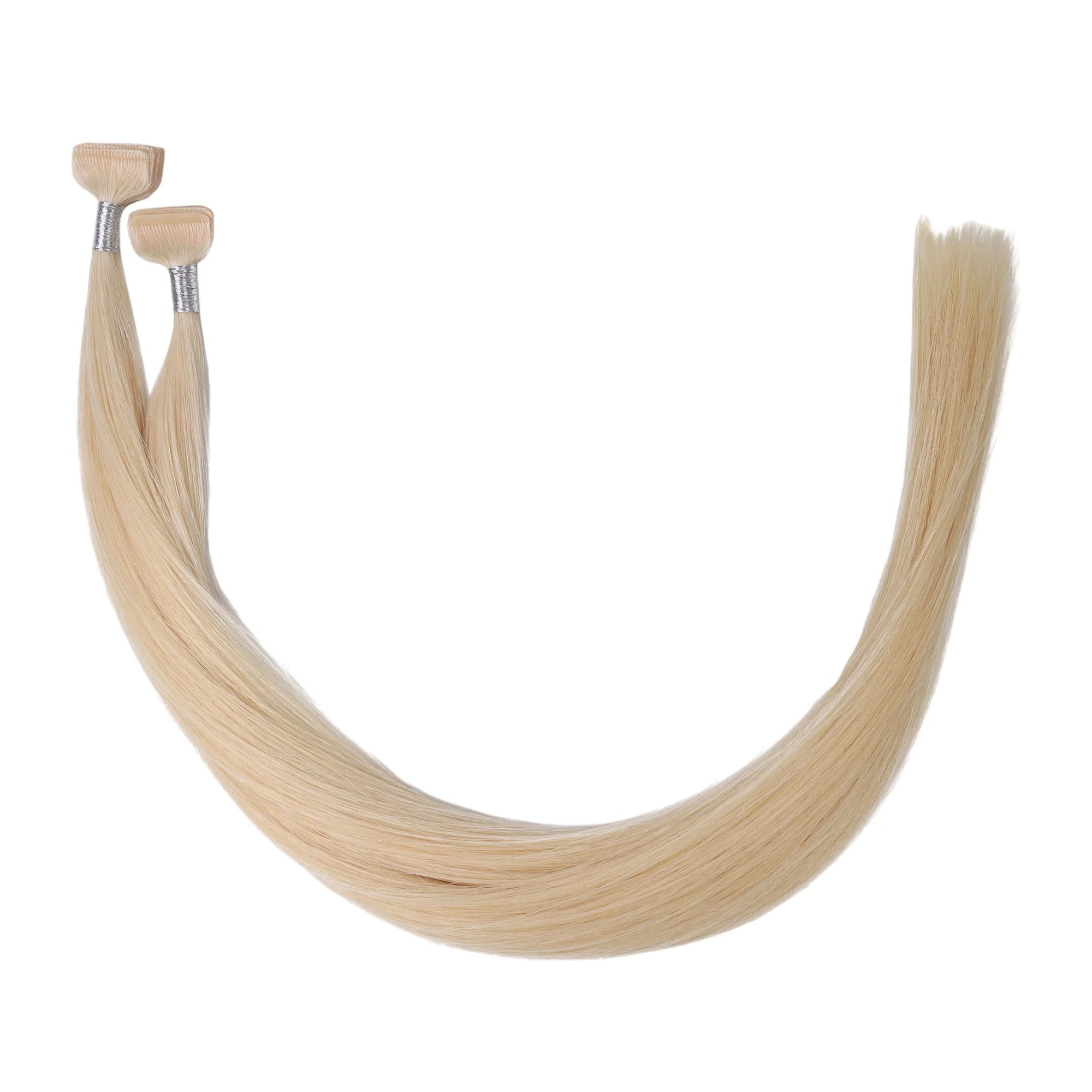 ENVY Nanotape Extension White Gold, premium remy human hair extension with ultra-discreet bond in Cyprus at WOOP