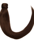 ENVY Ponytail Extension Choco Brownie, wraparound premium remy human hair for instant volume in Cyprus at WOOP