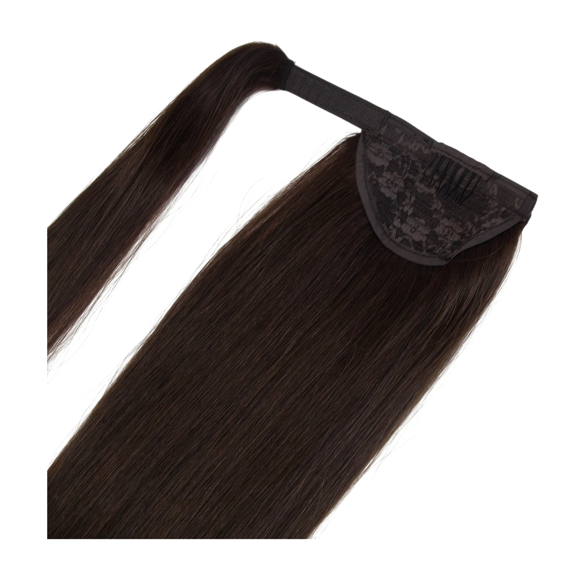 ENVY Ponytail Extension Coffee Bean, hair shown loose to display length and texture
