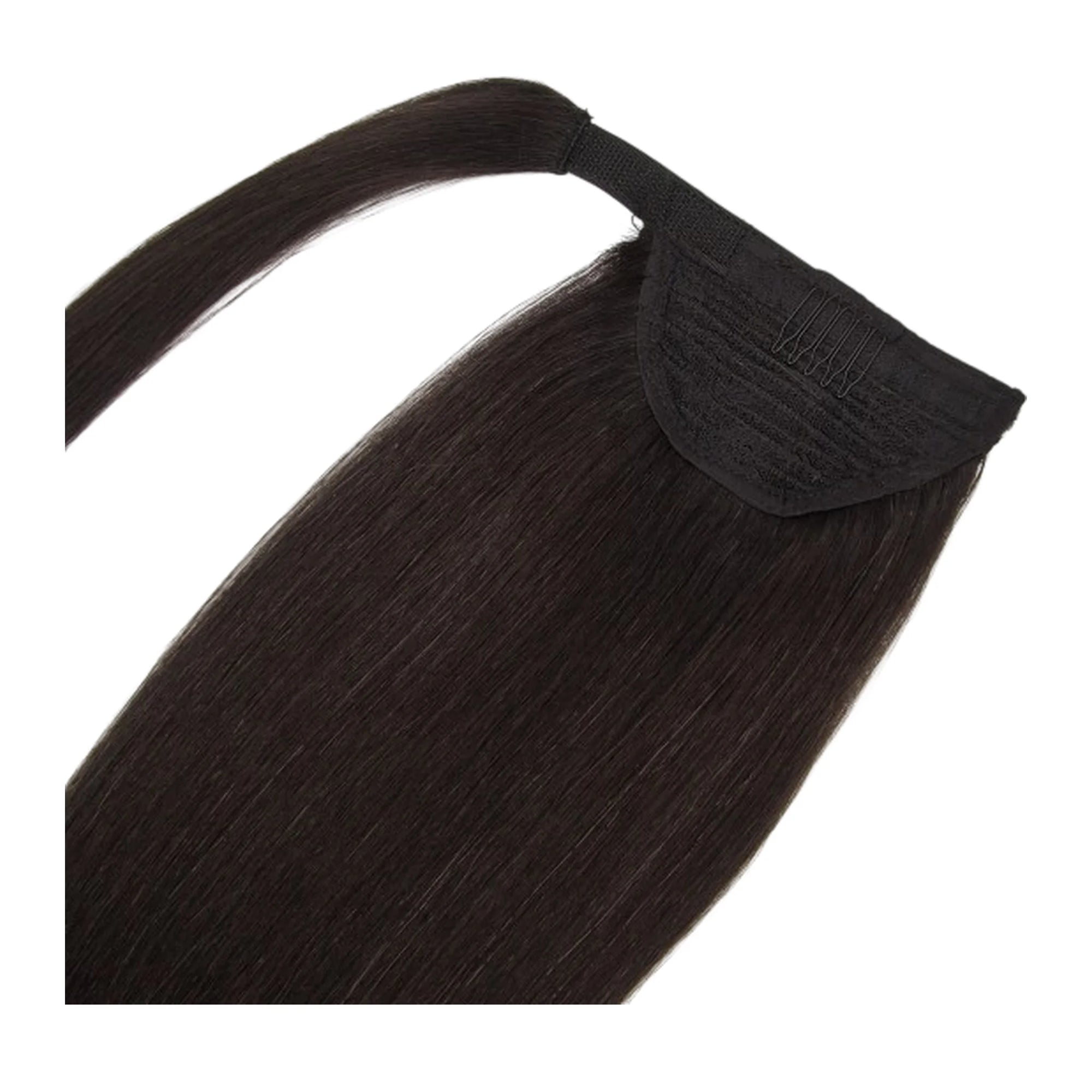 ENVY Ponytail Extension Dark Night, hair shown loose to display length and texture