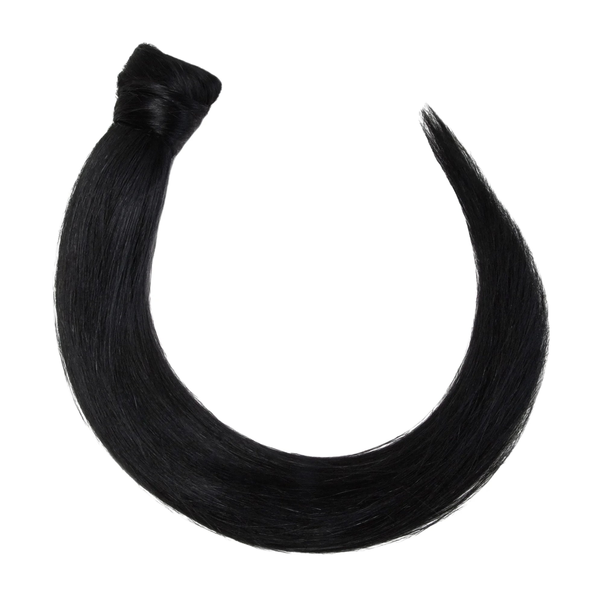 ENVY Ponytail Extension Jet Black, wraparound premium remy human hair for instant volume in Cyprus at WOOP