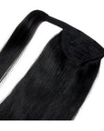 ENVY Ponytail Extension Jet Black, hair shown loose to display length and texture
