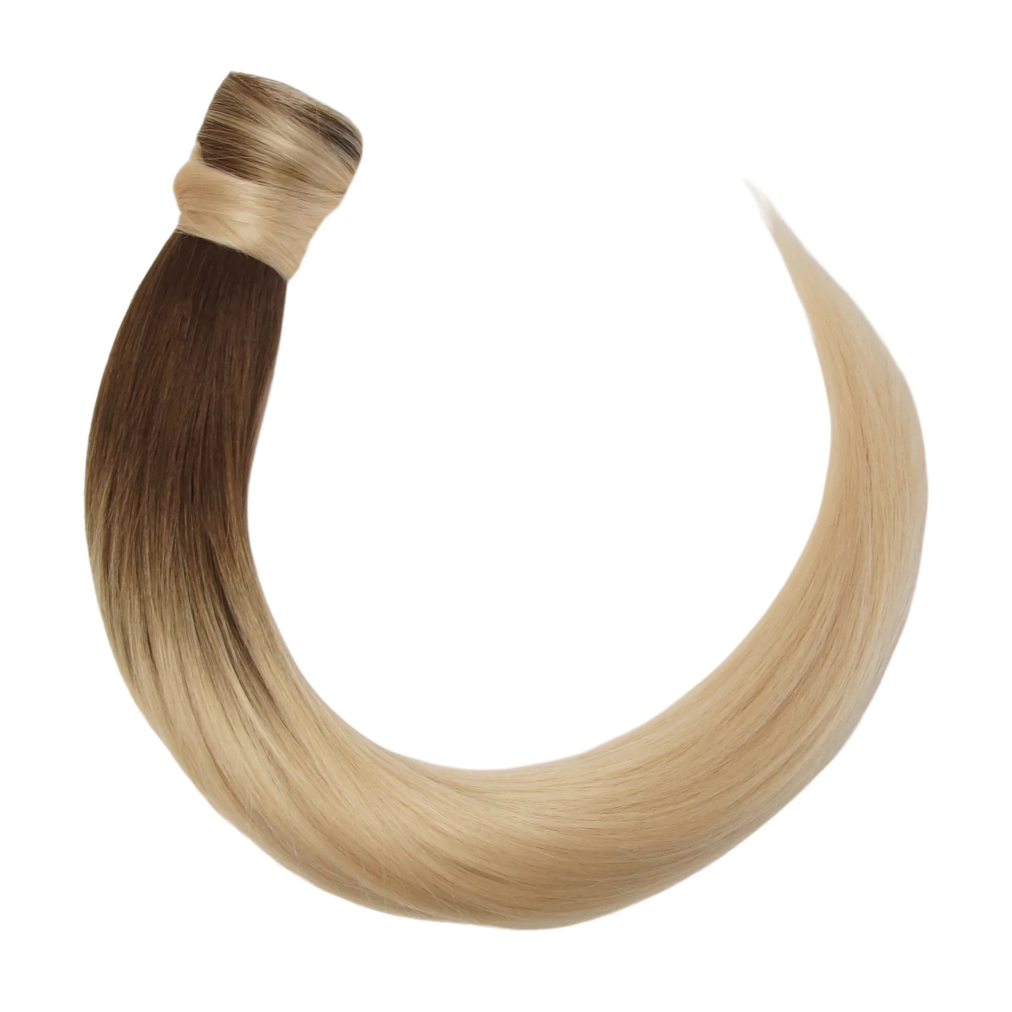 ENVY Ponytail Extension Sunflower, wraparound premium remy human hair for instant volume in Cyprus at WOOP