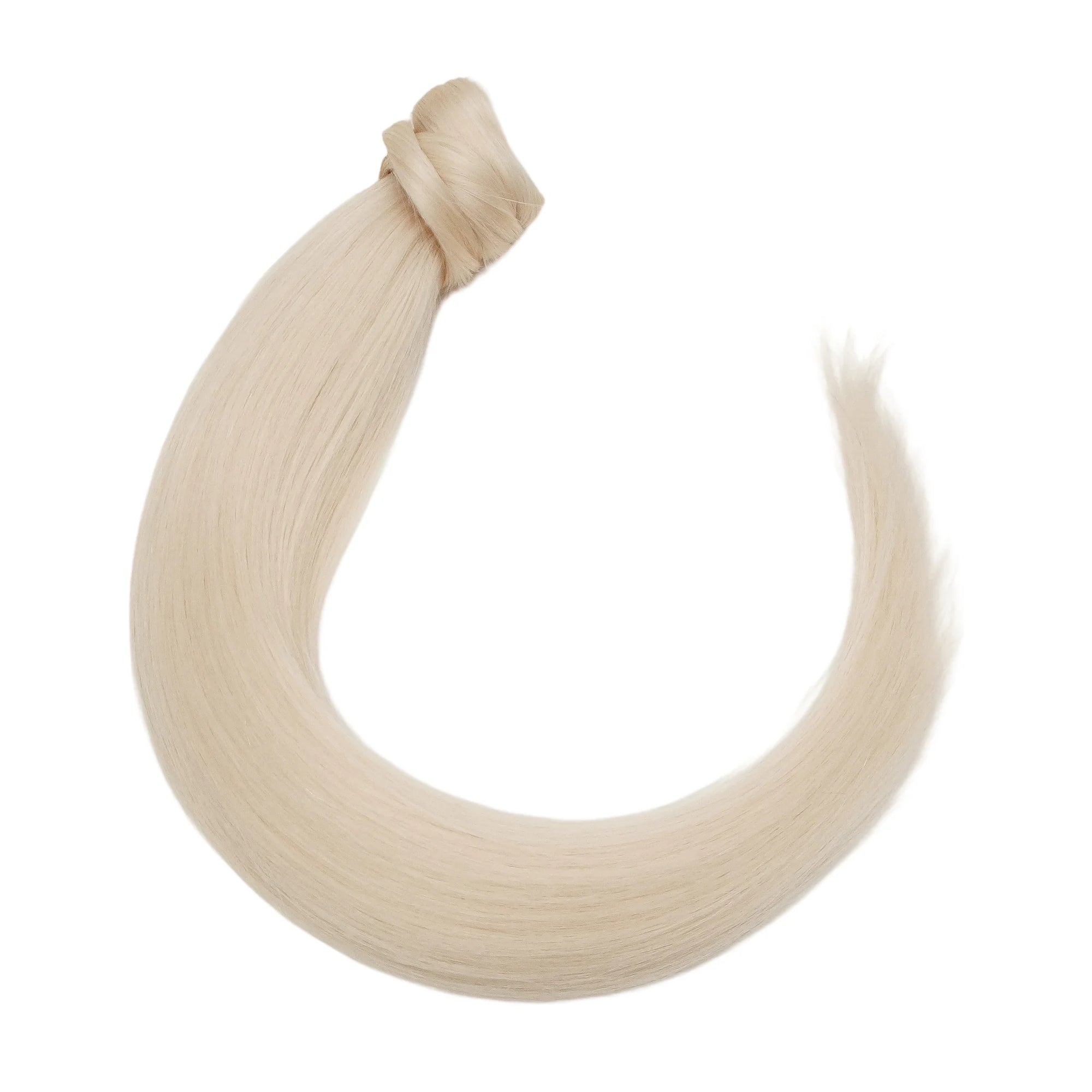 ENVY Ponytail Extension White Gold, wraparound premium remy human hair for instant volume in Cyprus at WOOP
