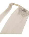 ENVY Ponytail Extension White Gold, hair shown loose to display length and texture