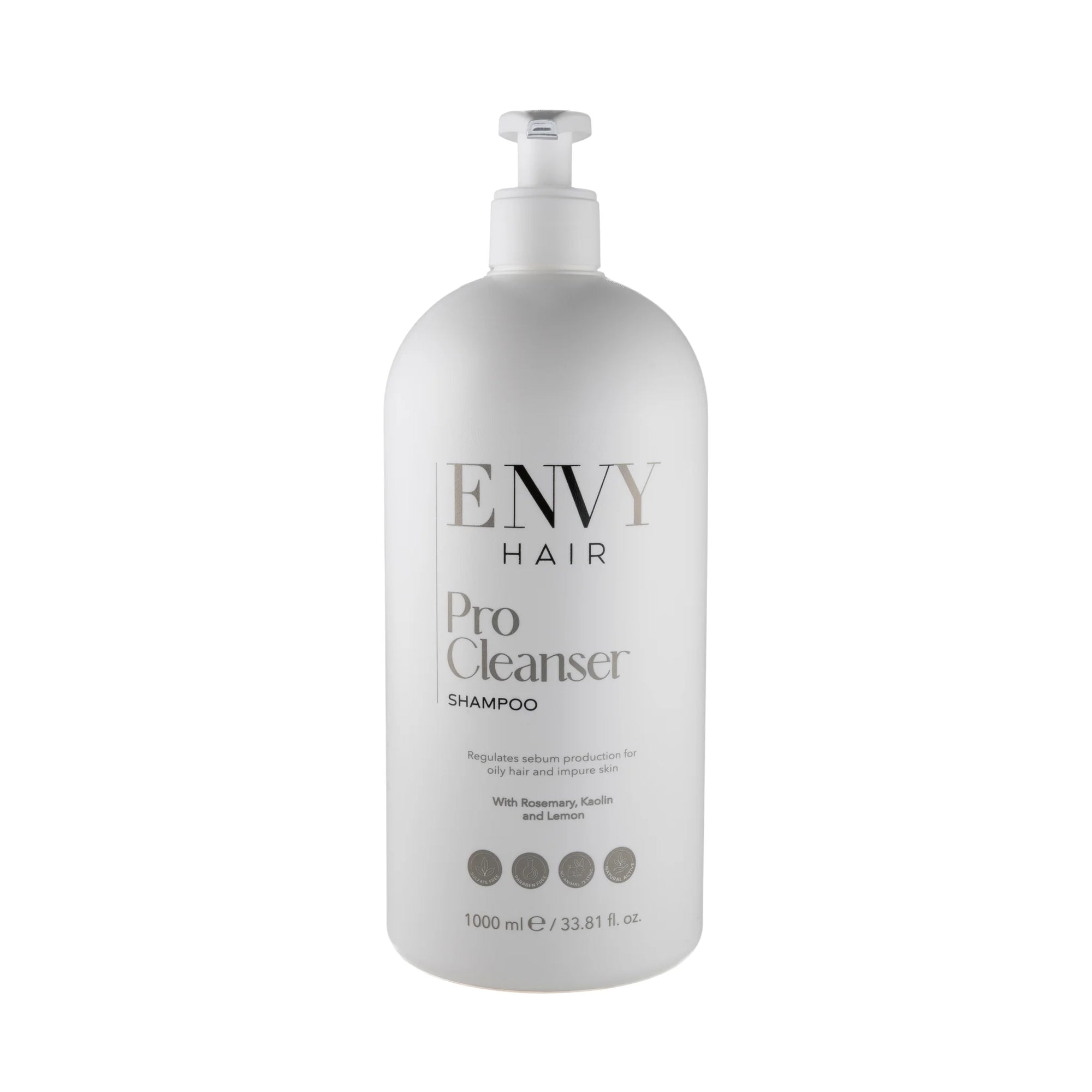 ENVY Pro Cleanser Shampoo 1000ml, deep-cleanse shampoo for oily hair and impure scalp in Cyprus at WOOP