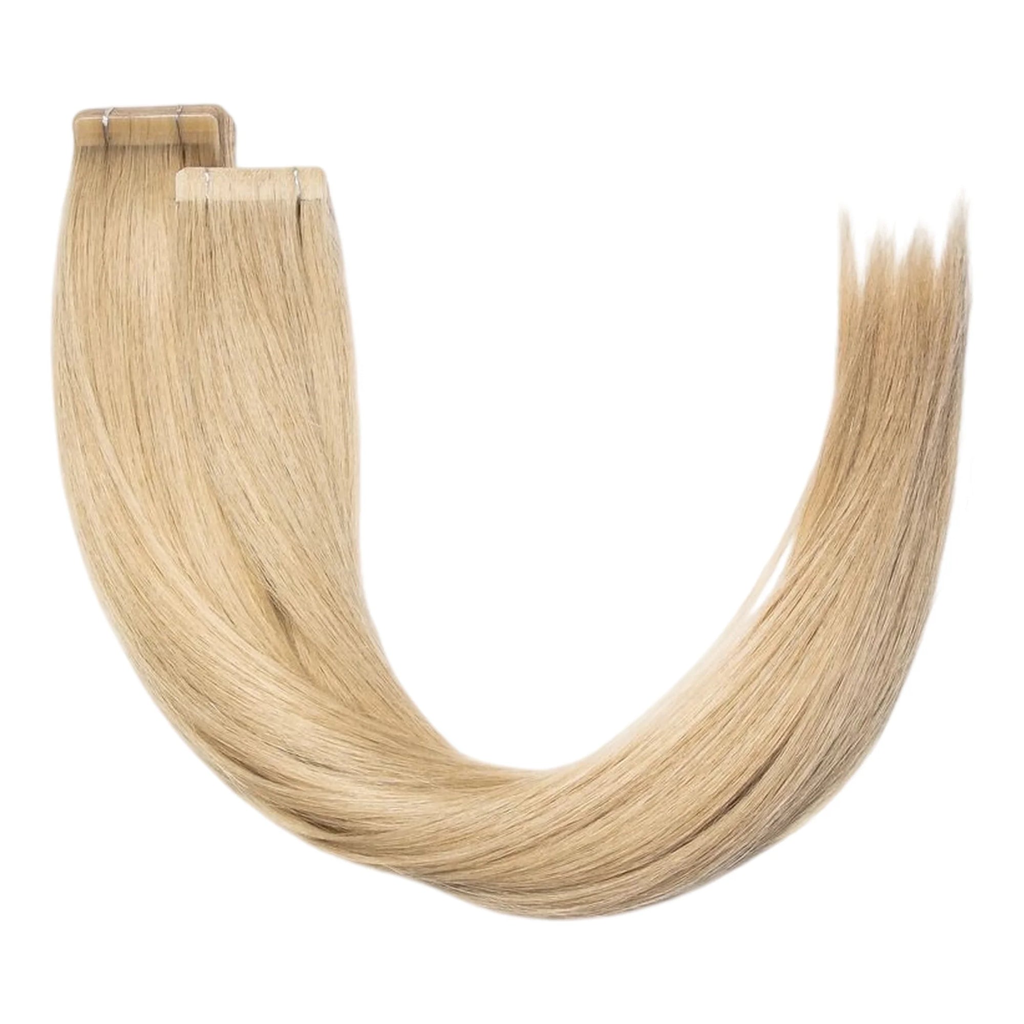 ENVY Ultra Thin Tape Extension Champagne, premium remy human hair extension for length and density in Cyprus at WOOP