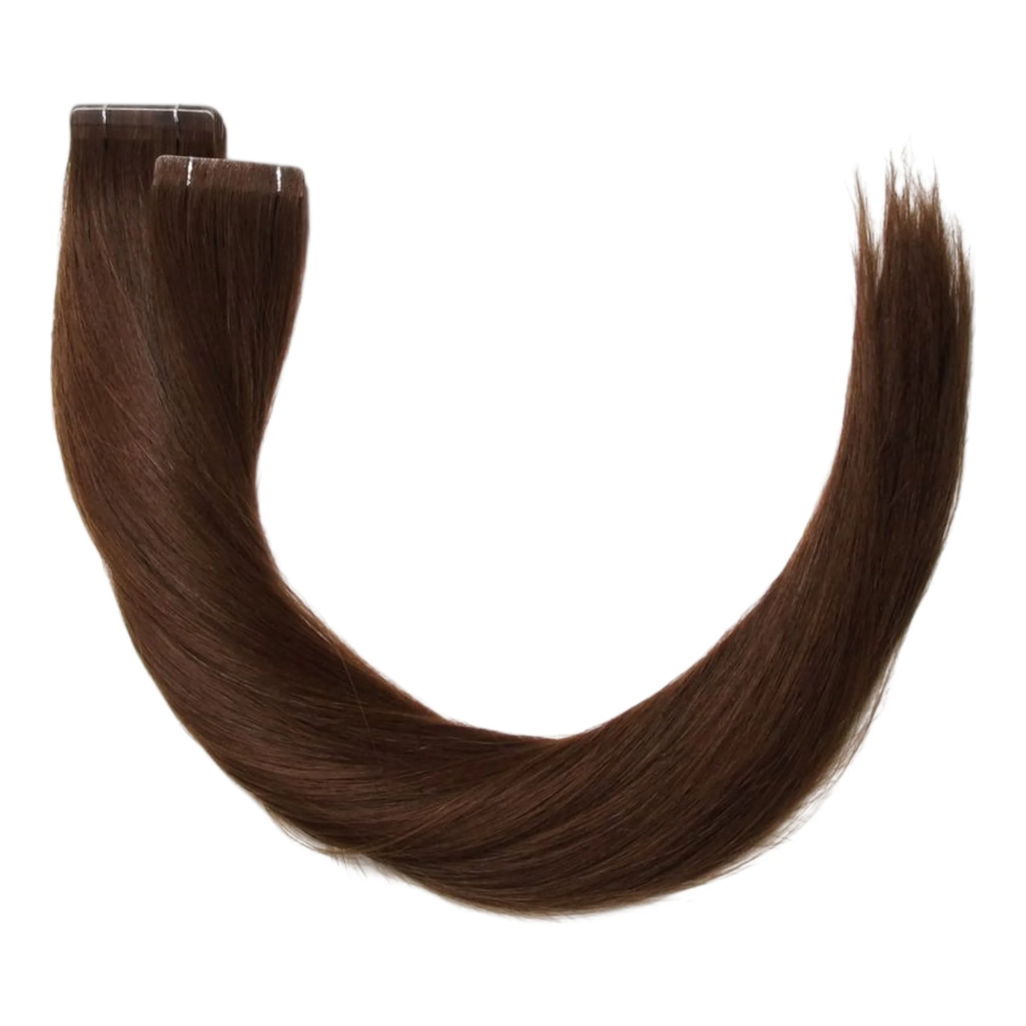 ENVY Ultra Thin Tape Extension Choco Brownie, premium remy human hair extension for length and density in Cyprus at WOOP