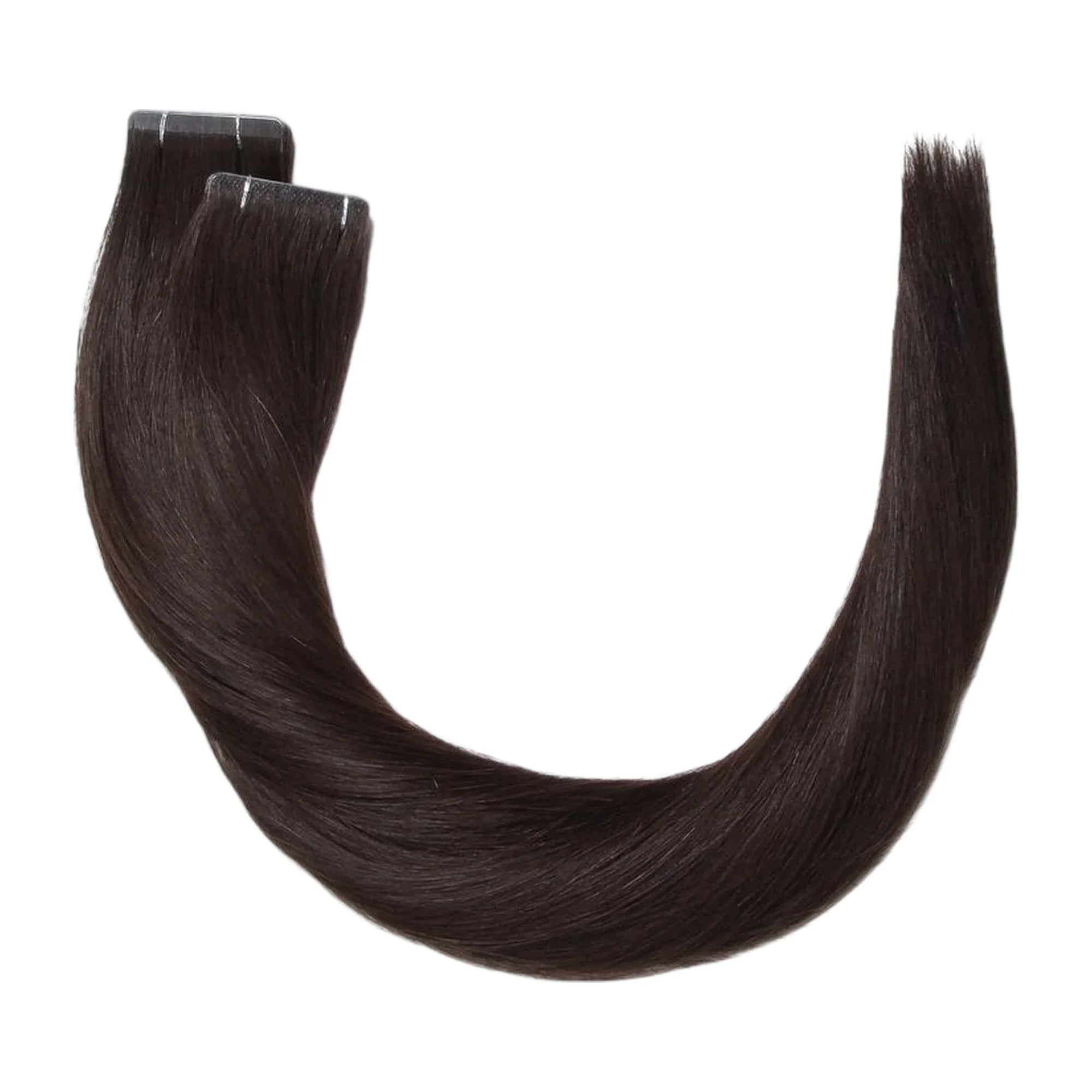 ENVY Ultra Thin Tape Extension Coffee Bean, premium remy human hair extension for length and density in Cyprus at WOOP