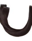 ENVY Ultra Thin Tape Extension Coffee Bean, premium remy human hair extension for length and density in Cyprus at WOOP