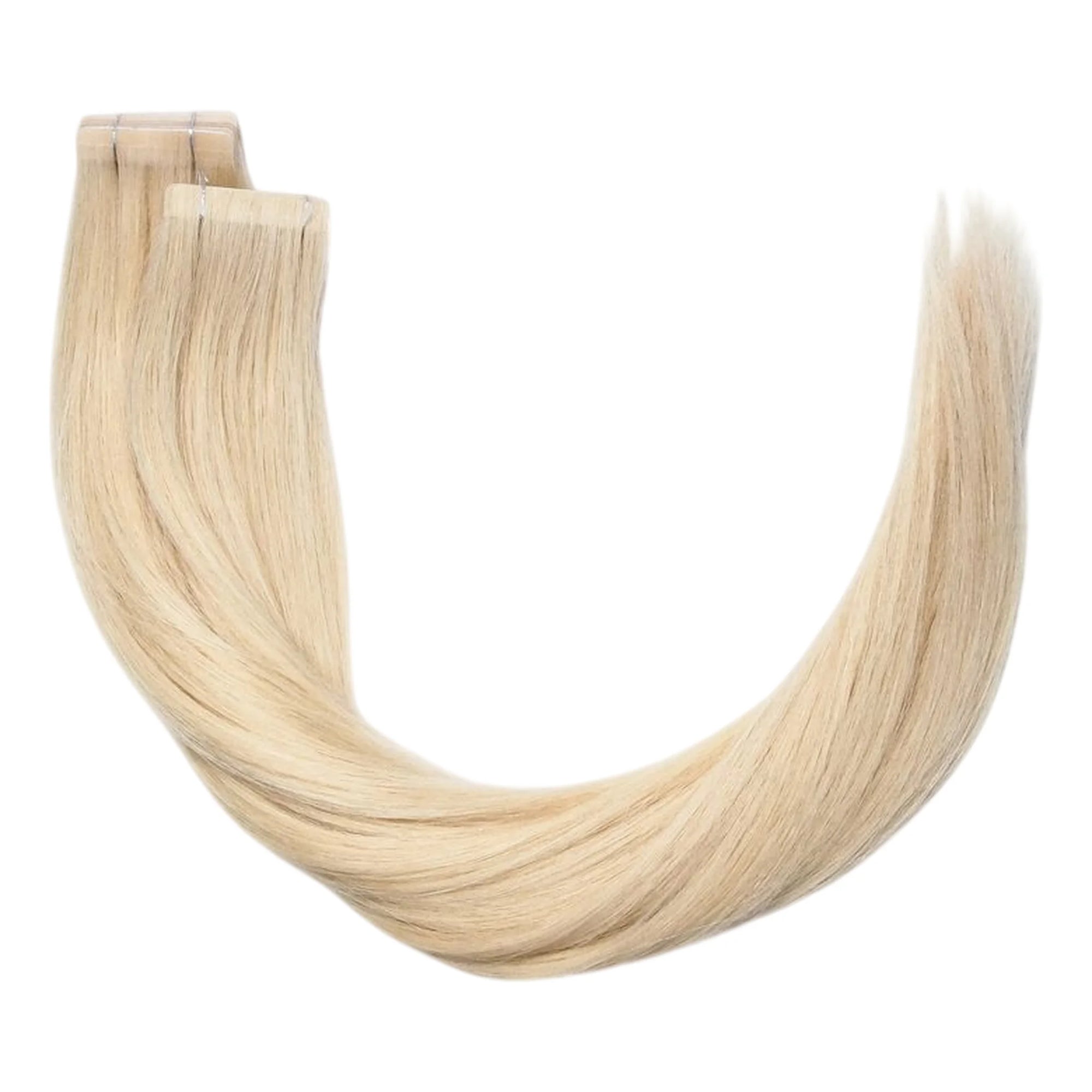 ENVY Ultra Thin Tape Extension Corn Silk, premium remy human hair extension for length and density in Cyprus at WOOP