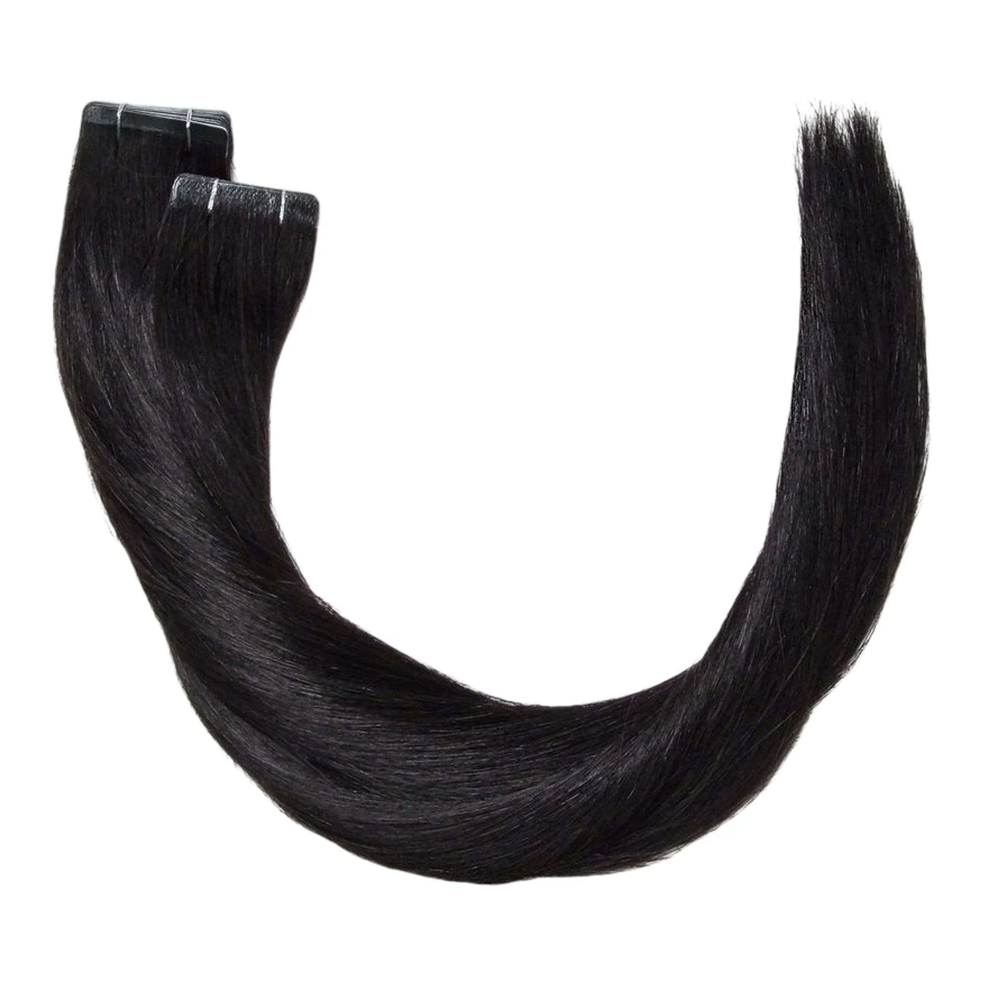 ENVY Ultra Thin Tape Extension Dark Night, premium remy human hair extension for length and density in Cyprus at WOOP