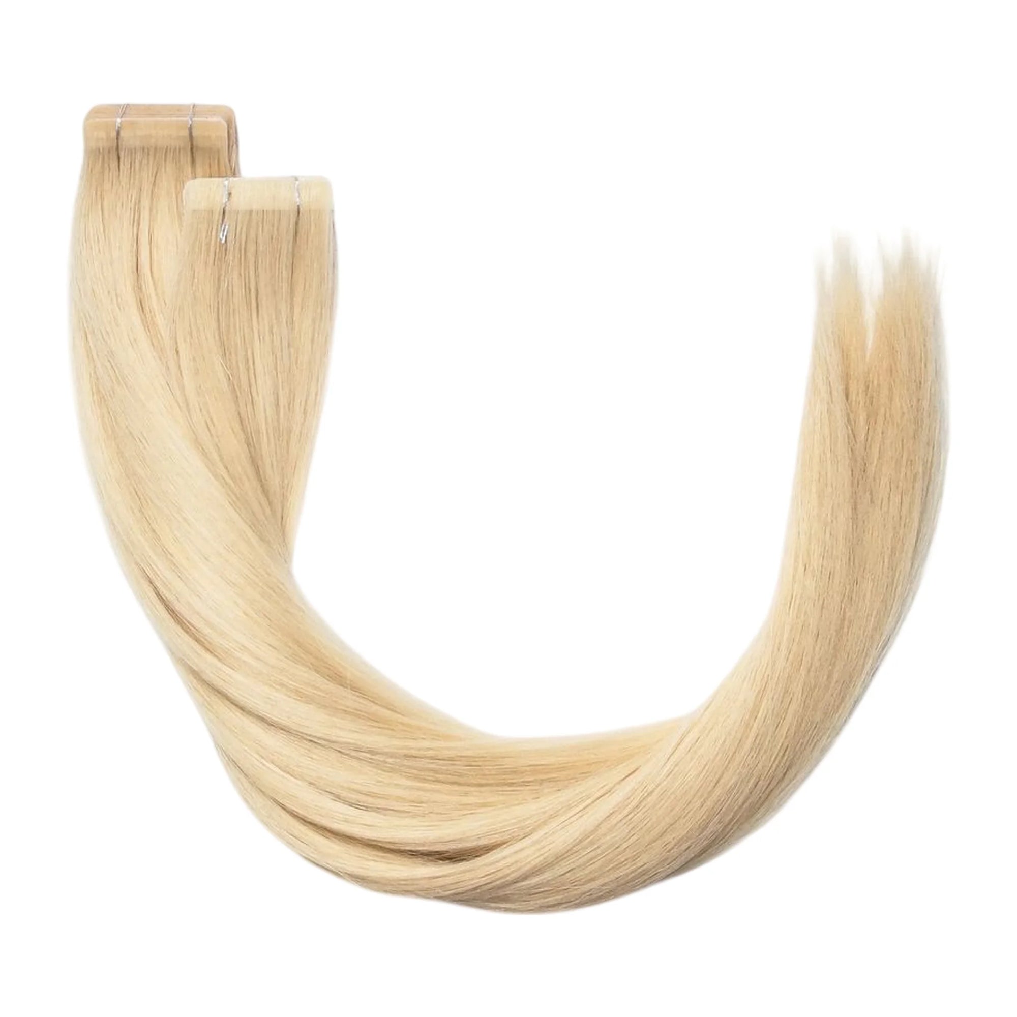 ENVY Ultra Thin Tape Extension White Gold, premium remy human hair extension for length and density in Cyprus at WOOP