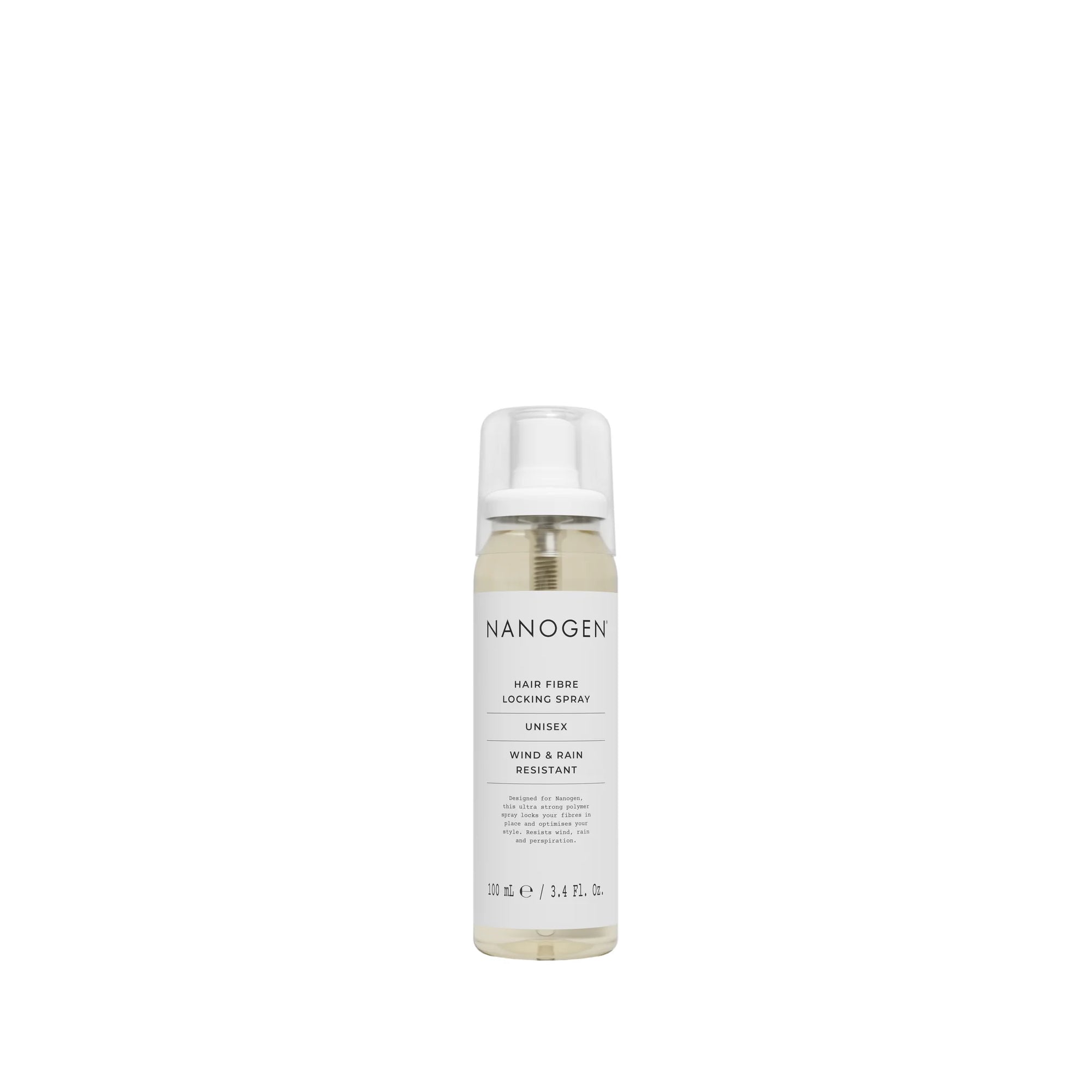 Nanogen Hair Fibre Locking Spray 100ml, weatherproof hold for keratin hair fibres in Cyprus at WOOP