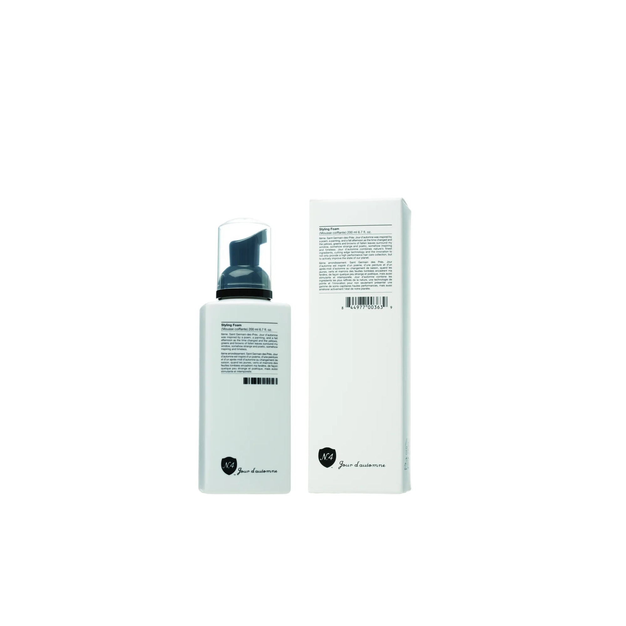 Number 4 Styling Foam 200ml, weightless volumising styling foam in Cyprus at WOOP
