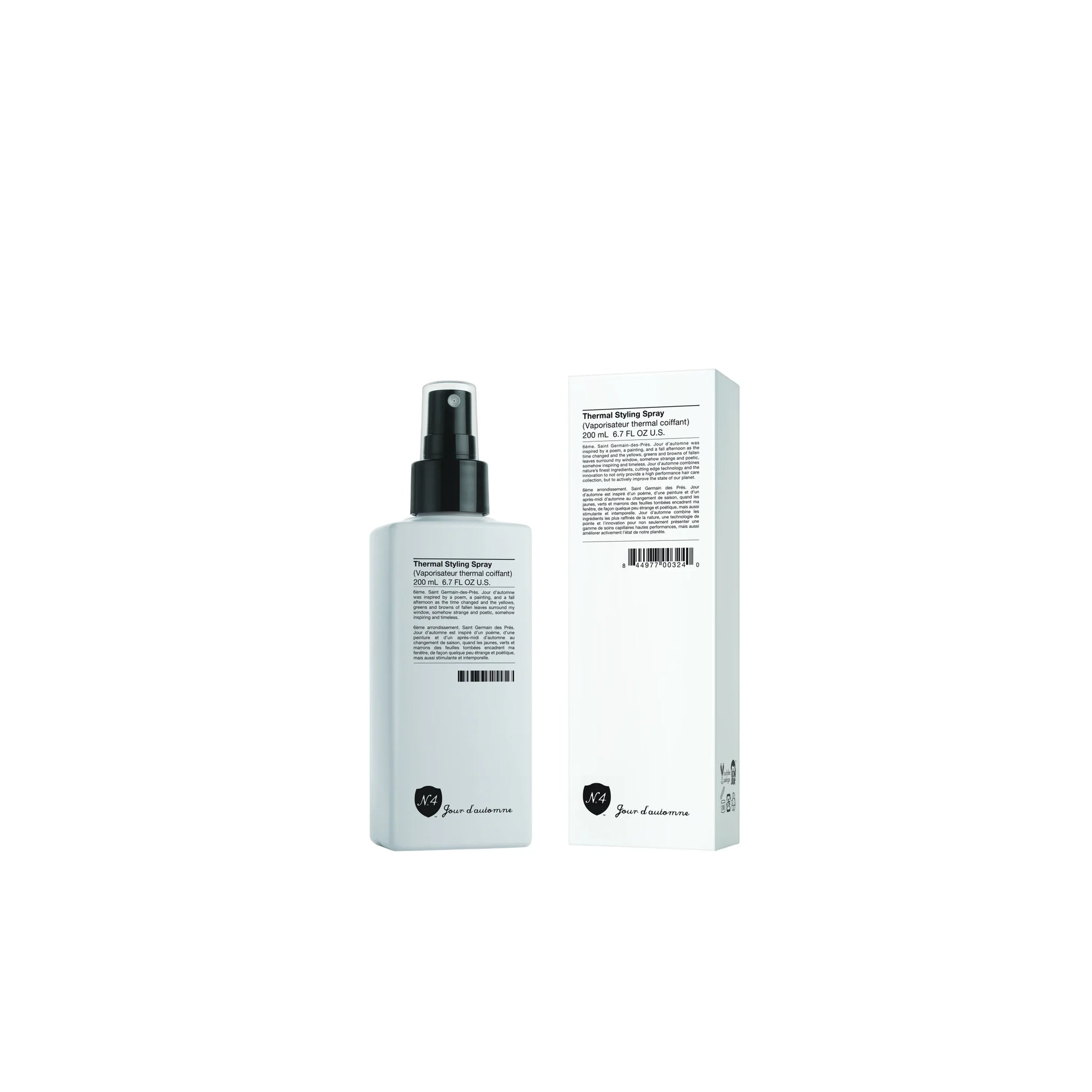 Number 4 Thermal Styling Spray 200ml, heat-protective styling spray for blow-dries in Cyprus at WOOP