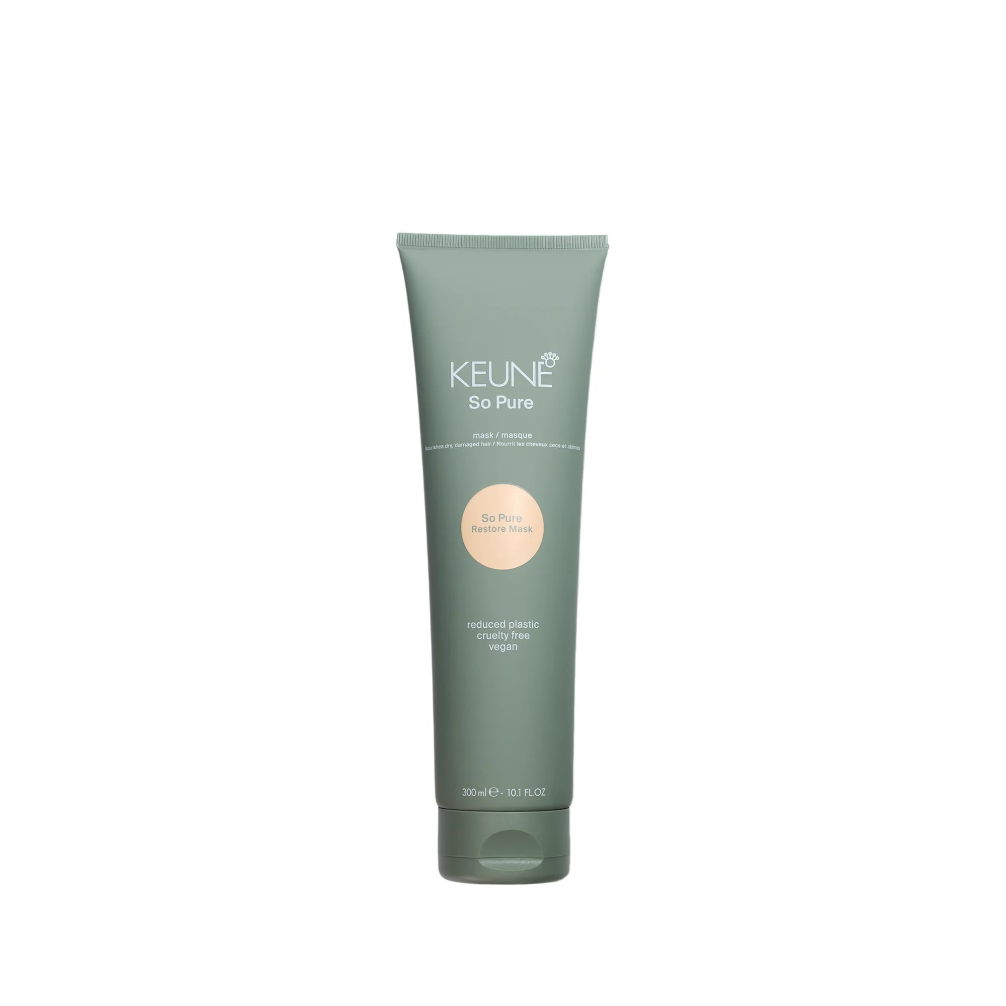 Keune So Pure Restore Mask 300ml, vegan restoring treatment in Cyprus at WOOP